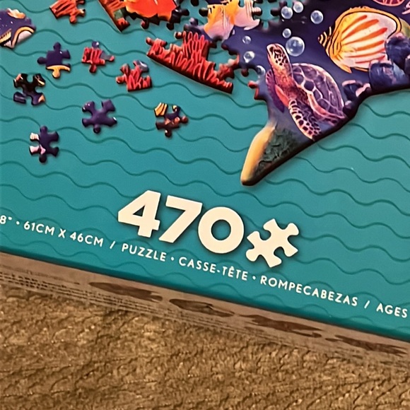 Turtle shaped Puzzle 470 pieces - Picture 3 of 9